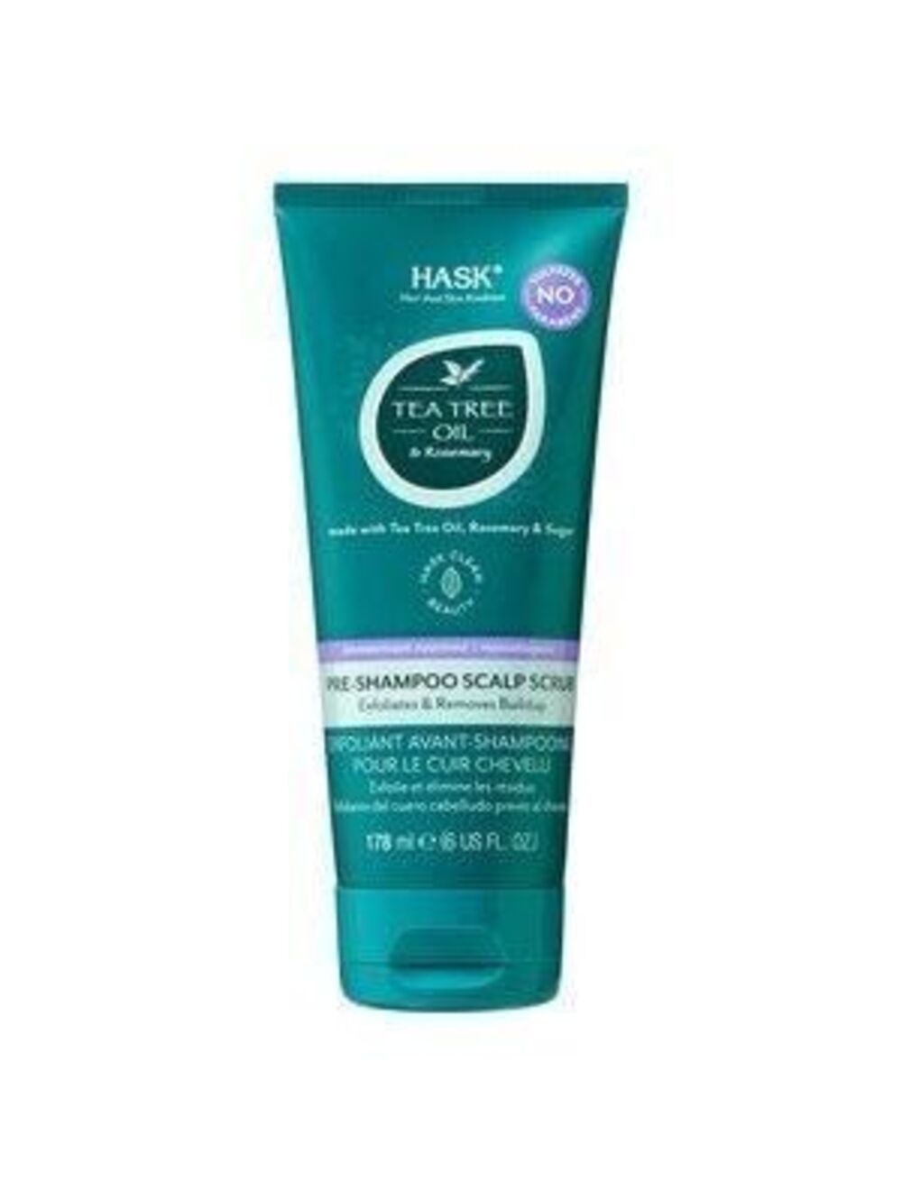 Hask TEA TREE OIL & ROSEMARYPre-ShampooScalpScrub AllHairTypes6OZNEW(msrp $9.99)